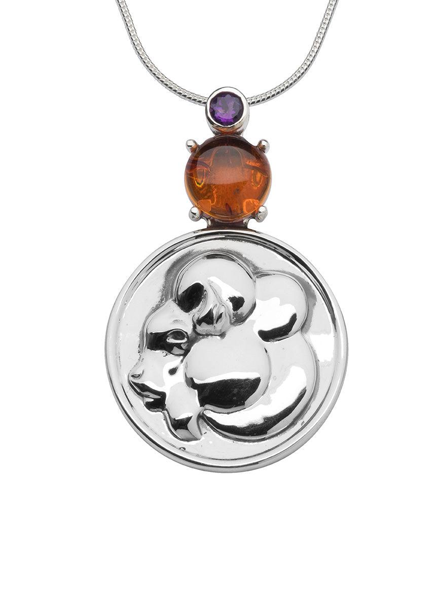 Bison Medallion Pendant-Jewelry-Tim Cherry-Sorrel Sky Gallery
