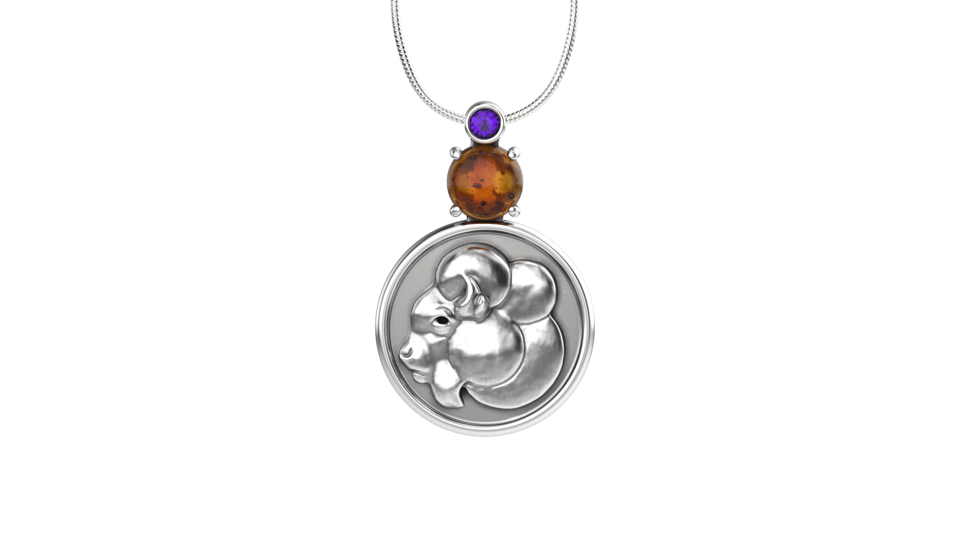 Bison Medallion Pendant-Jewelry-Tim Cherry-Sorrel Sky Gallery