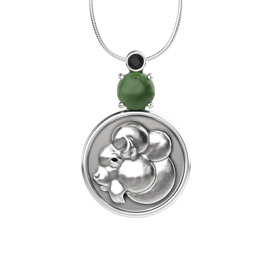 Bison Medallion Pendant-Jewelry-Tim Cherry-Sorrel Sky Gallery