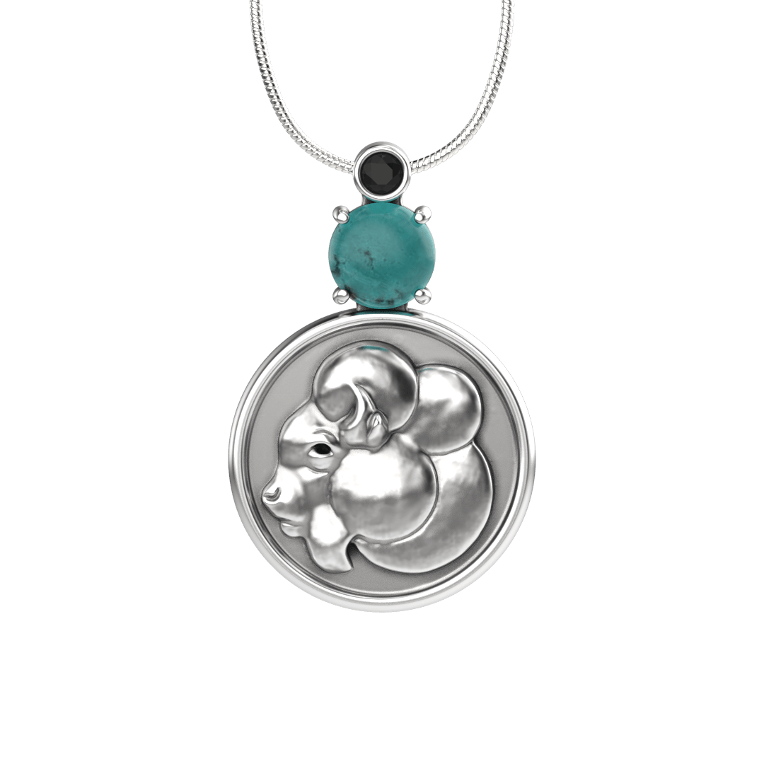 Bison Medallion Pendant-Jewelry-Tim Cherry-Sorrel Sky Gallery