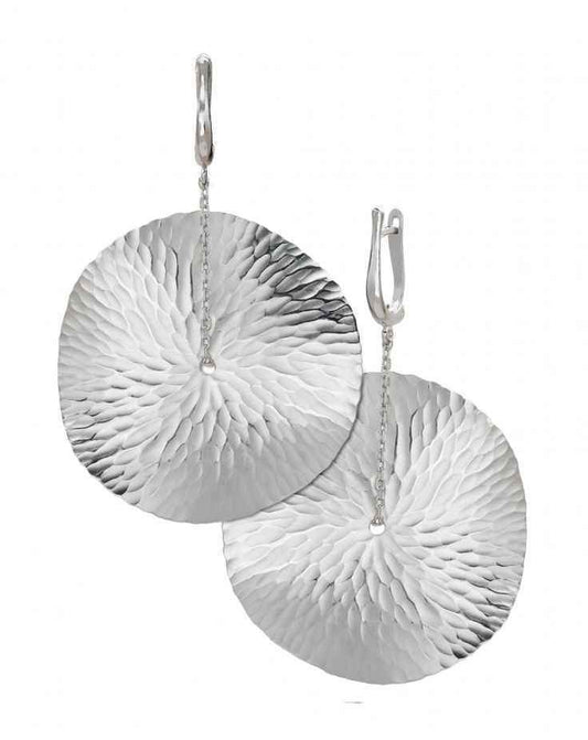 38mm Oasis Medallion Earrings-Jewelry-Toby Pomeroy-Sorrel Sky Gallery