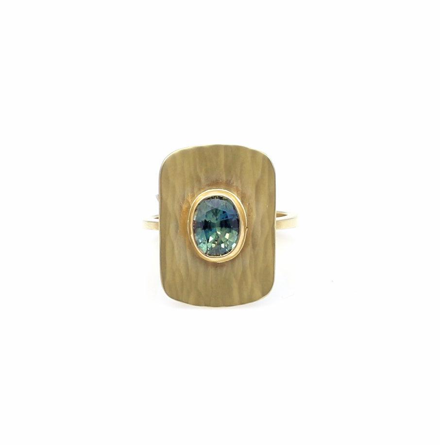Madagascar Sapphire Metolious Crest Ring-Jewelry-Toby Pomeroy-Sorrel Sky Gallery
