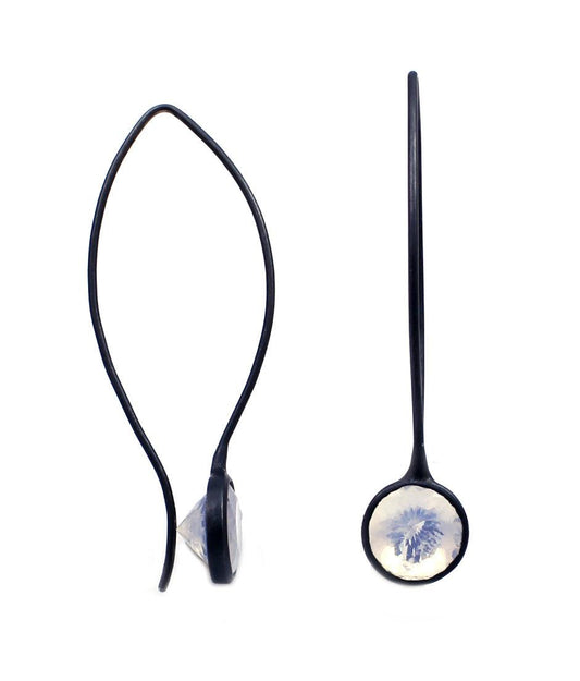 Moonstone Comet Earrings-Jewelry-Toby Pomeroy-Sorrel Sky Gallery