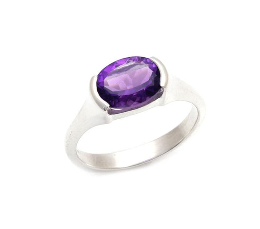 Amethyst Comet Ring-jewelry-Toby Pomeroy-Sorrel Sky Gallery