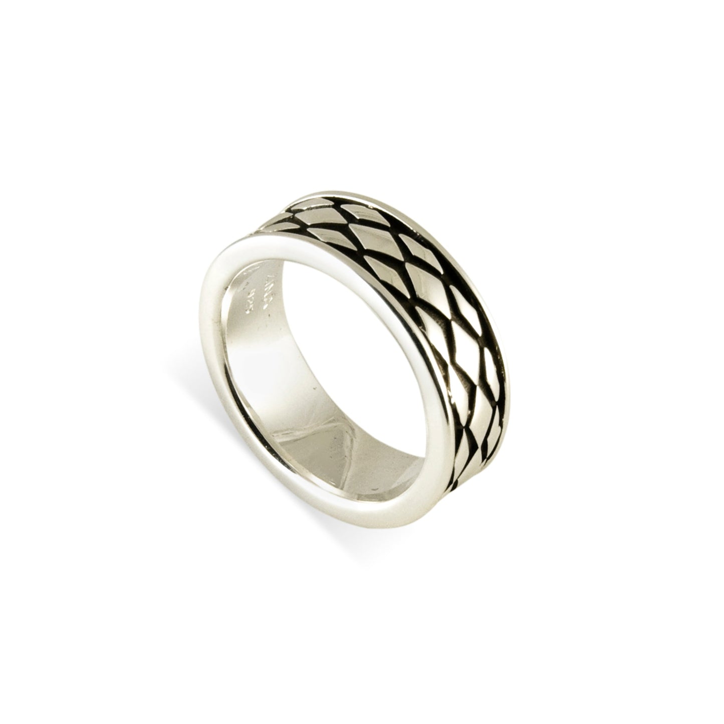 Diamond Tiki Band Ring