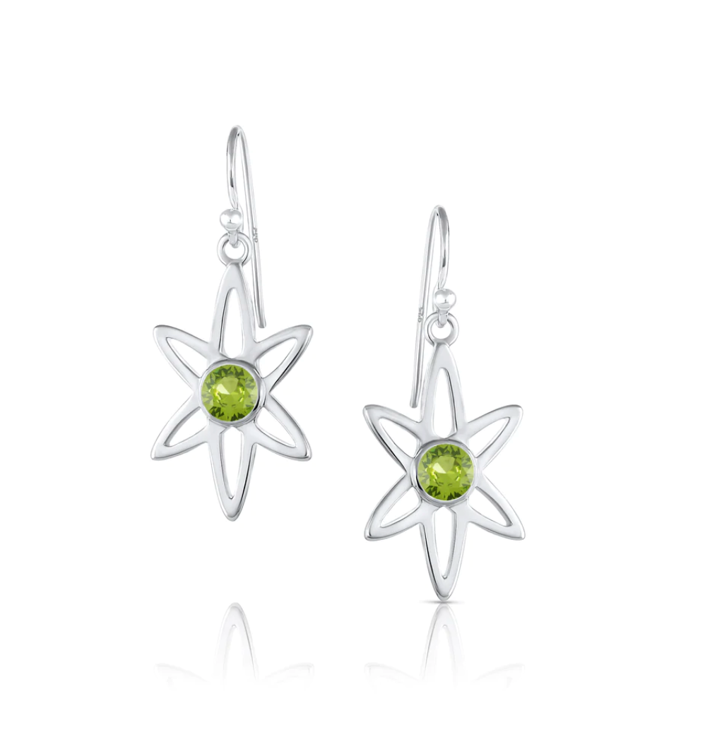 Galaxy Peridot Drop Earrings-Jewelry-Zina Sterling-Sorrel Sky Gallery