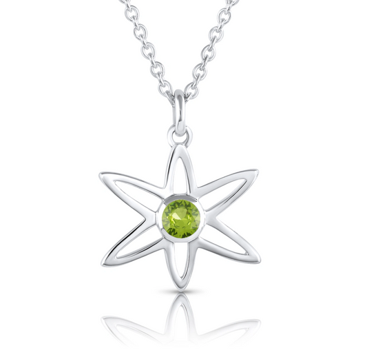 Peridot Galaxy Pendant Necklace-Jewelry-Zina Sterling-Sorrel Sky Gallery