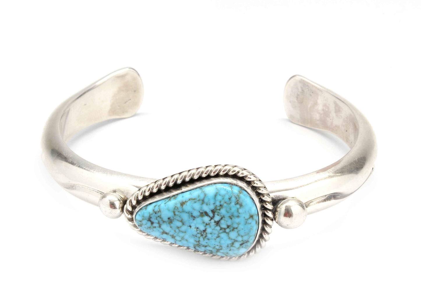 Albert Lee, Jr.-Sorrel Sky Gallery-Jewelry-Kingman Blue Deep Stamp Cuff Bracelet