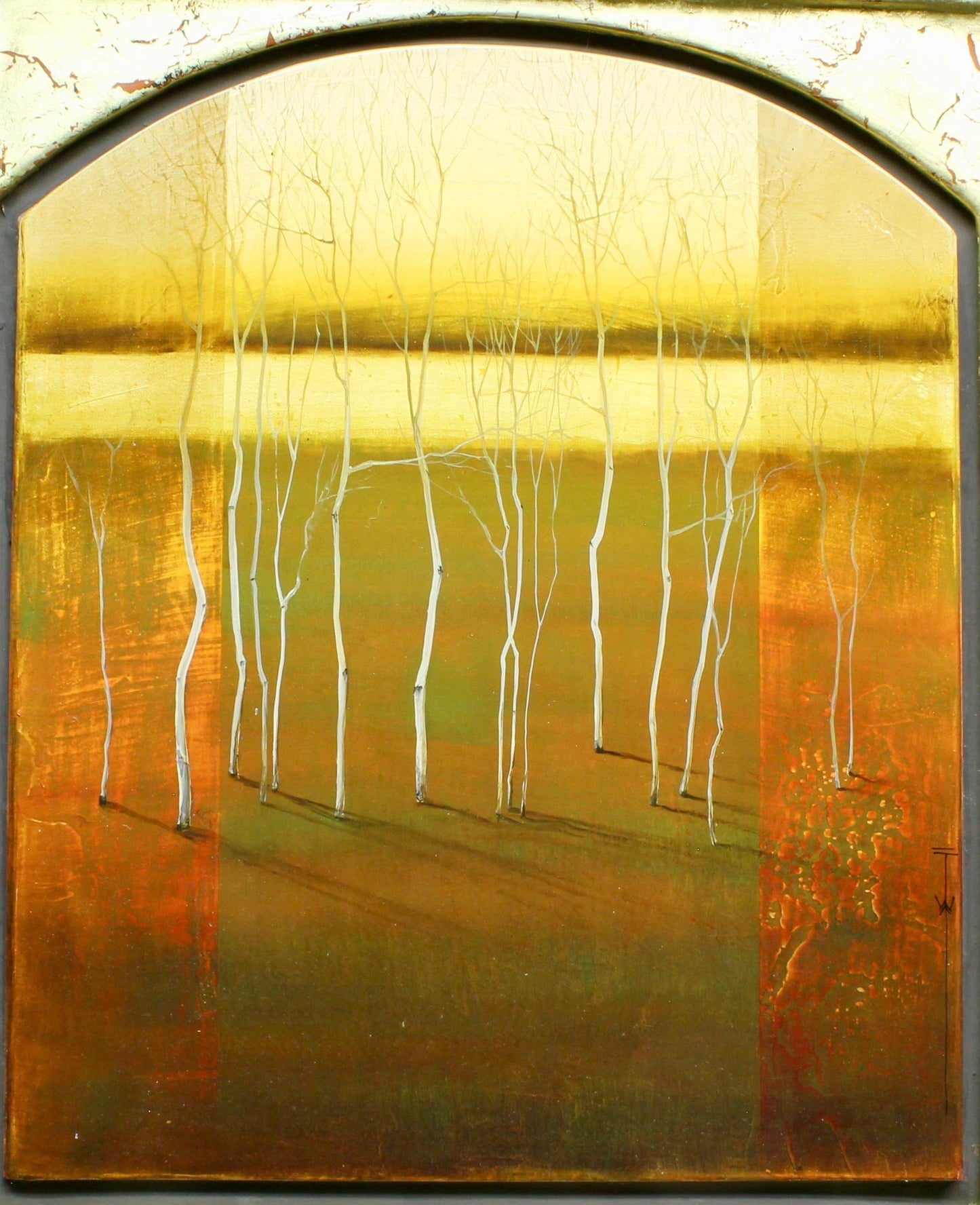 Aline Randle-Sorrel Sky Gallery-Painting-Aspens