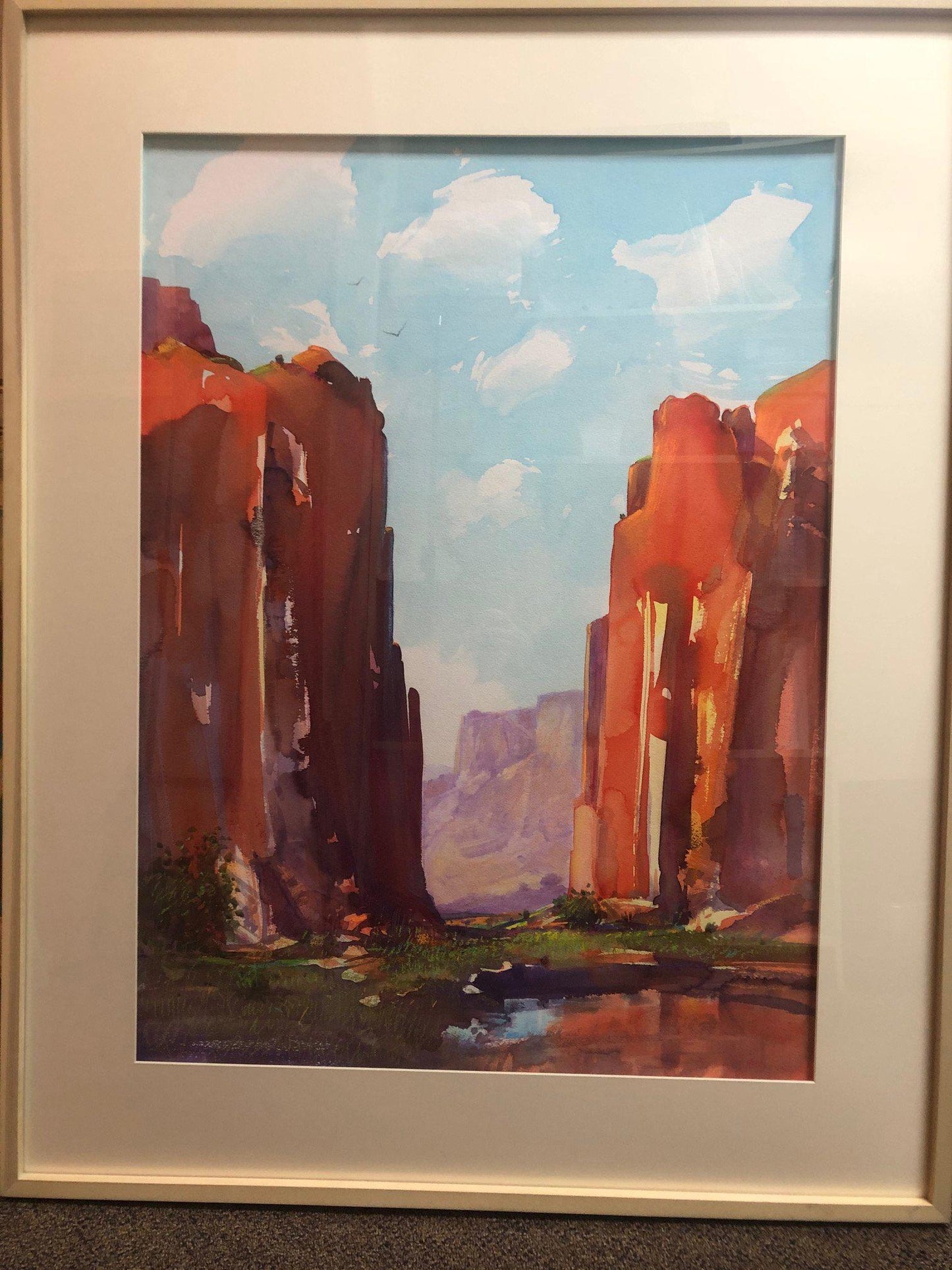 Rojo Acantildo-Painting-Aline Randle-Sorrel Sky Gallery