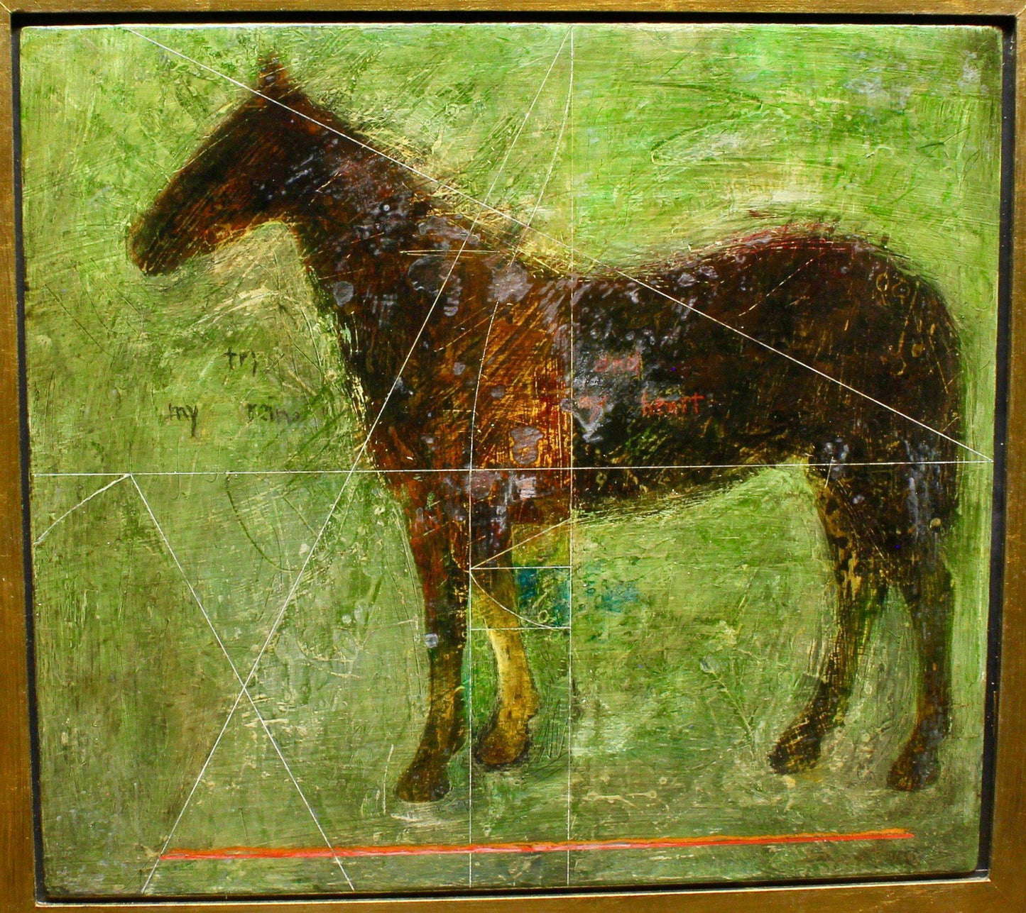 Aline Randle-Sorrel Sky Gallery-Painting-Try My Reins and My Heart