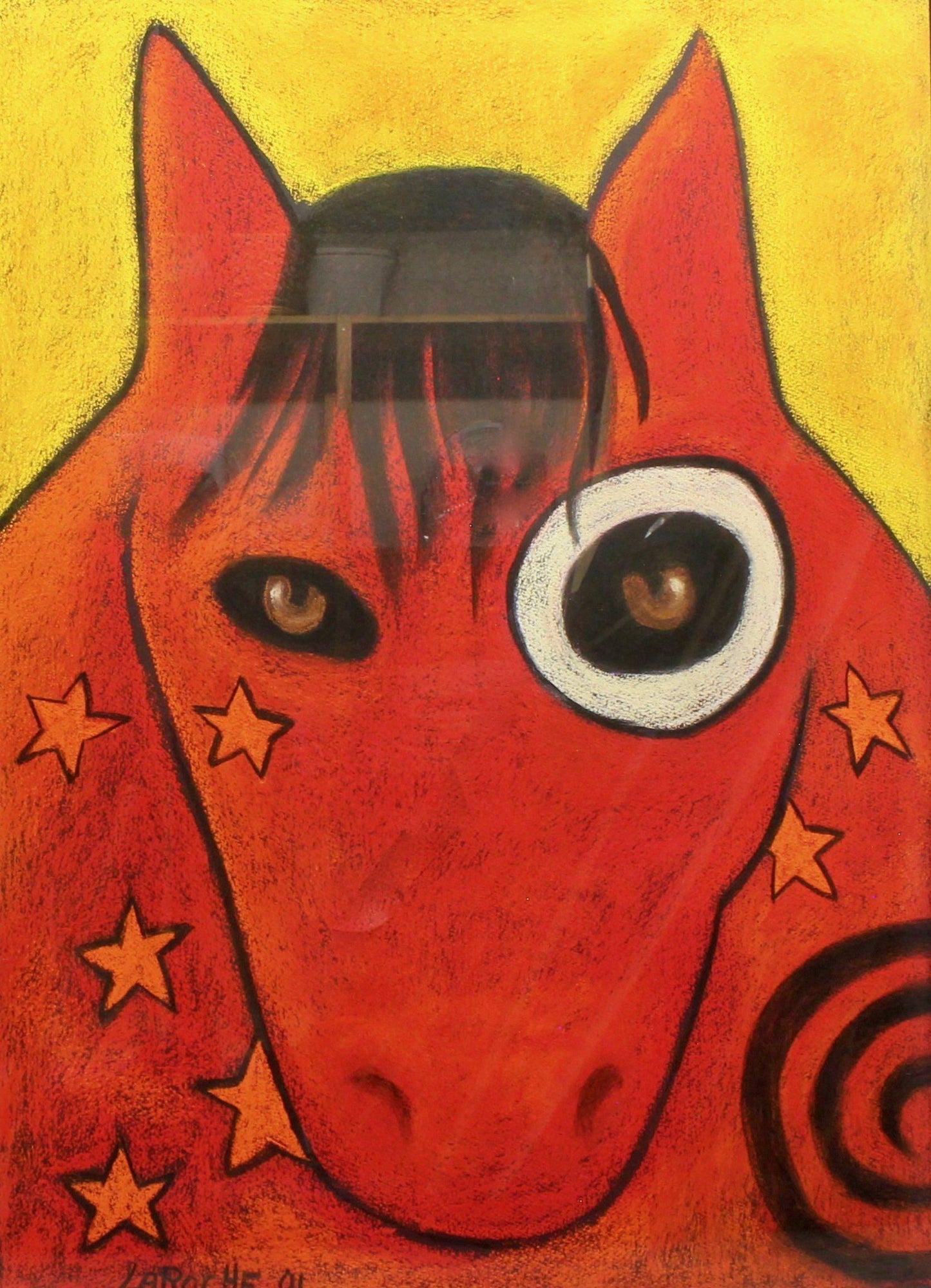 Aline Randle-Sorrel Sky Gallery-Painting-War Horse