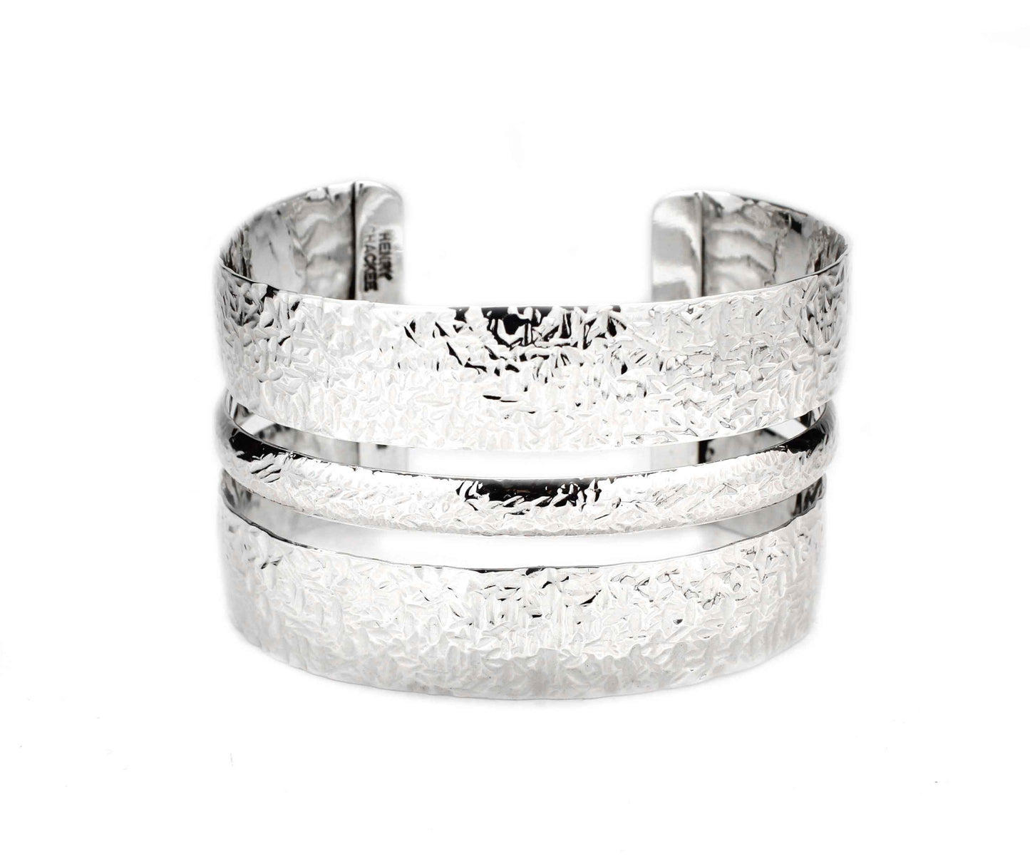 Artie Yellowhorse-Hammered Cuff Bracelet-Sorrel Sky Gallery-Jewelry