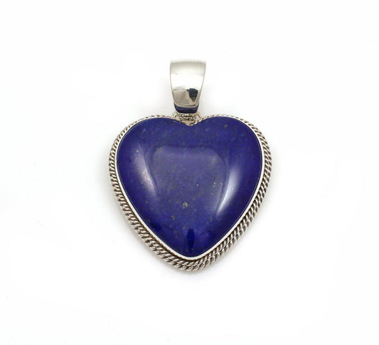 Lapis Heart Pendant