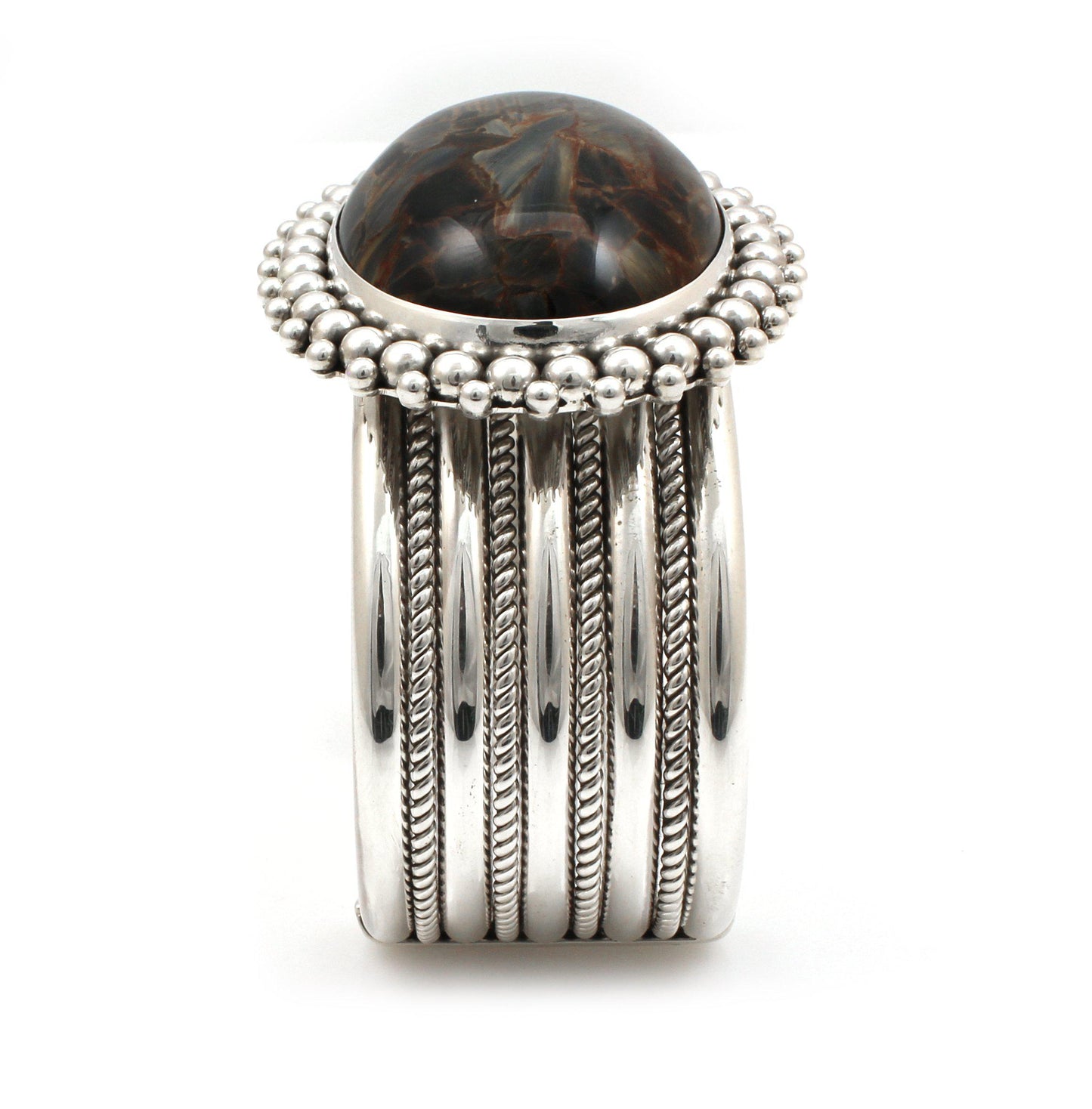 Pietersite Cuff Bracelet-Jewelry-Artie Yellowhorse-Sorrel Sky Gallery