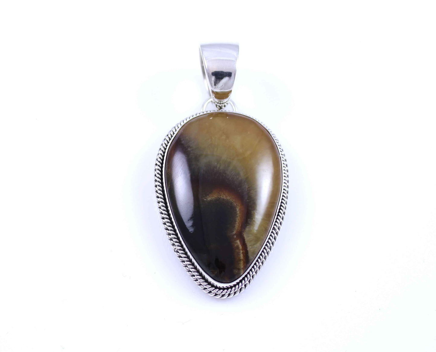 Artie Yellowhorse-Simbercite Pendant-Sorrel Sky Gallery-Jewelry