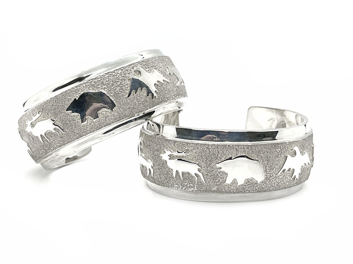All Metal Multi Animal Cuff Bracelet-Jewelry-Ben Nighthorse-Sorrel Sky Gallery
