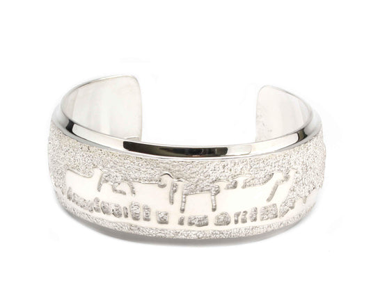 Ben Nighthorse-All Metal Sheep Bracelet-Sorrel Sky Gallery-Jewelry