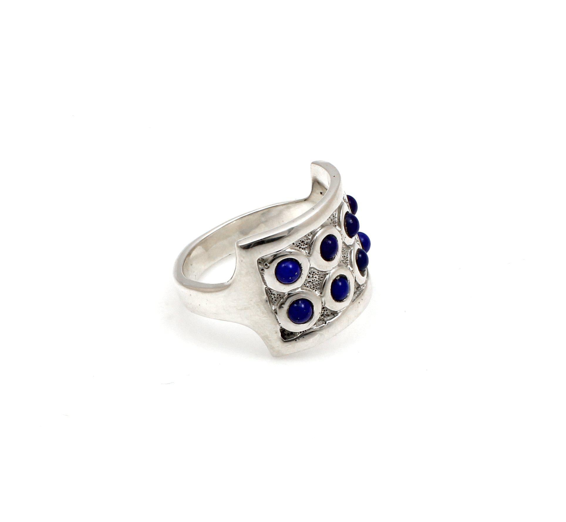 Band Of Hali Stones Ring-Jewelry-Ben Nighthorse-Sorrel Sky Gallery