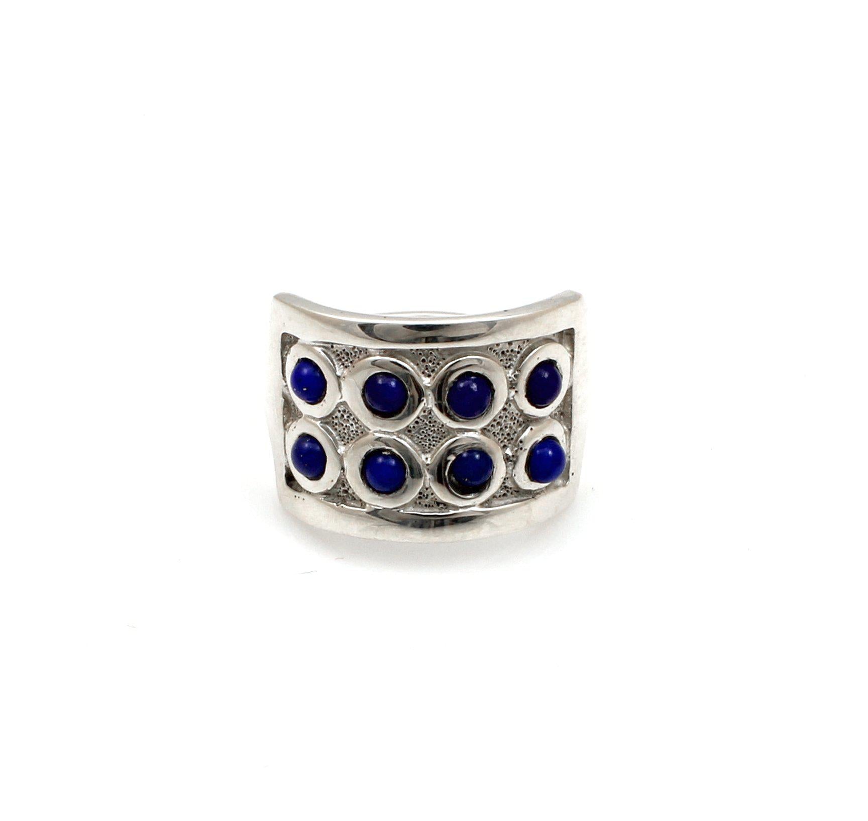Band Of Hali Stones Ring-Jewelry-Ben Nighthorse-Sorrel Sky Gallery