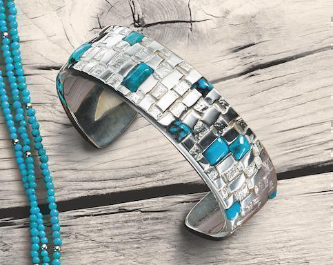 Ben Nighthorse-Basketweave Bracelet-Sorrel Sky Gallery-Jewelry