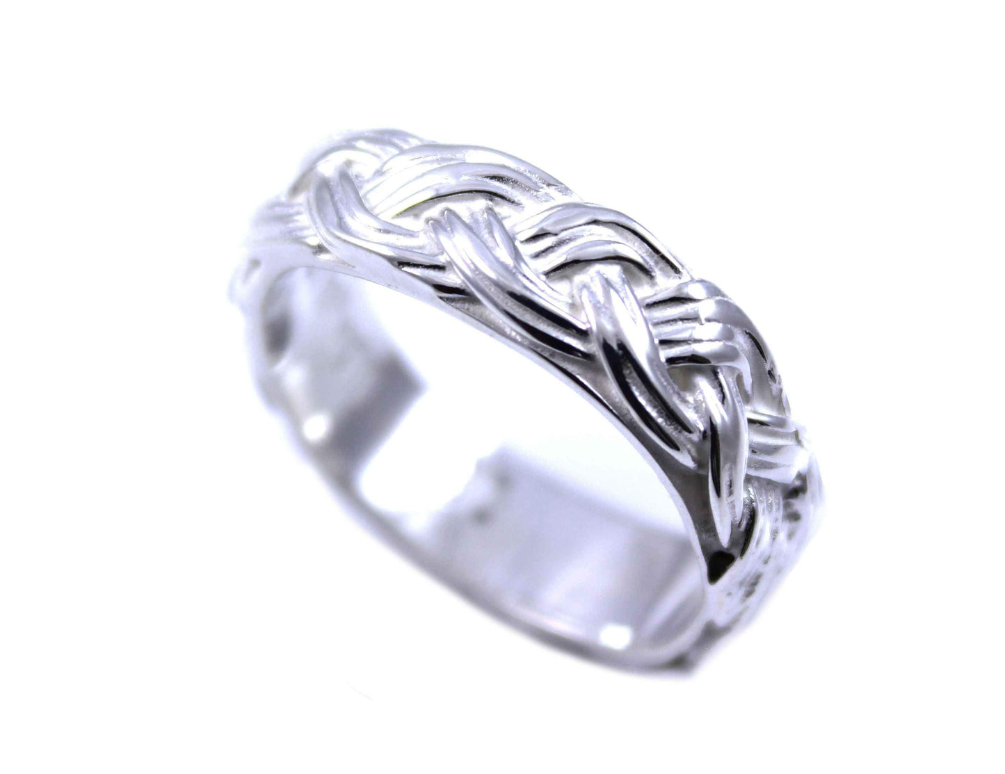 Ben Nighthorse-Braided Wedding Band-Sorrel Sky Gallery-Jewelry