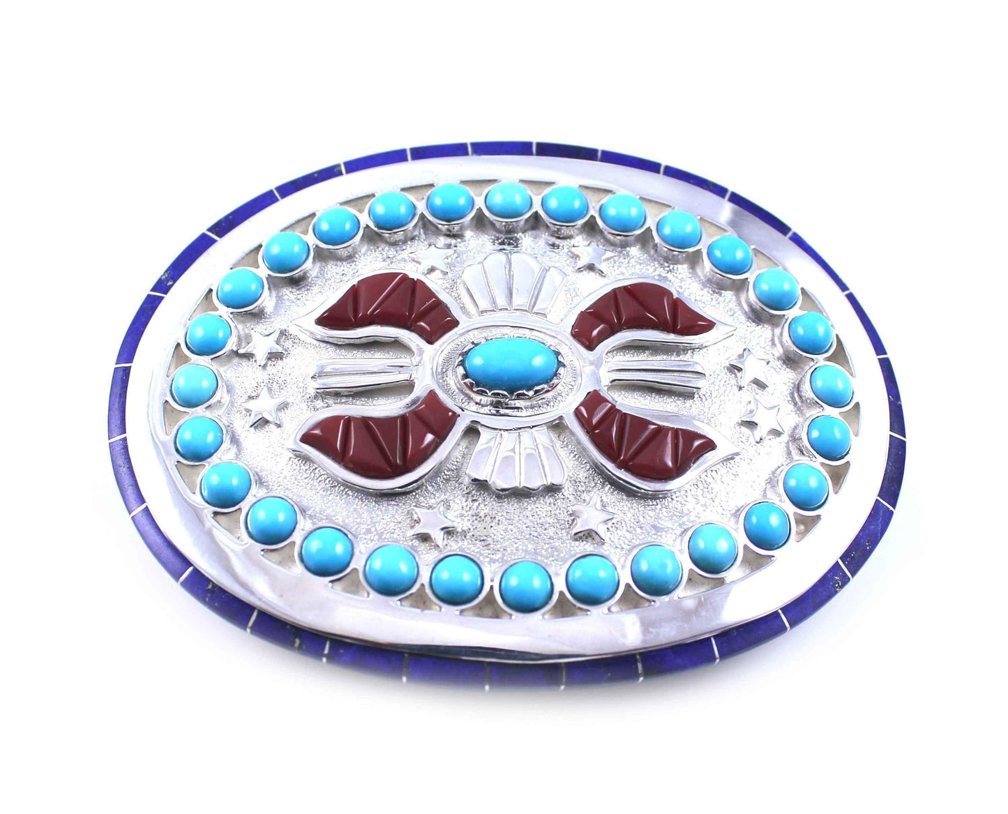 Ben Nighthorse-Circles On Edge Buckle-Sorrel Sky Gallery-Jewelry