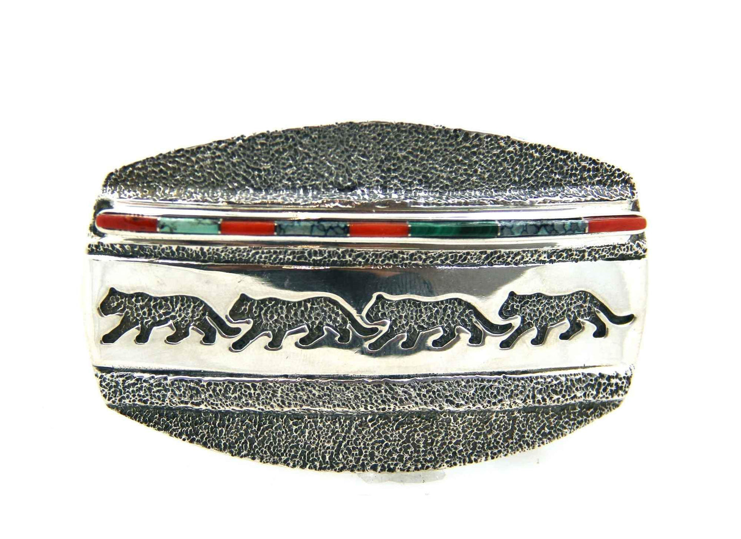 Ben Nighthorse-Cougars With Inlay Buckle-Sorrel Sky Gallery-Jewelry
