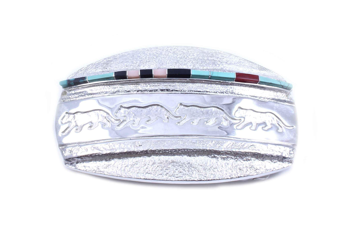 Ben Nighthorse-Cougars With Inlay Buckle-Sorrel Sky Gallery-Jewelry