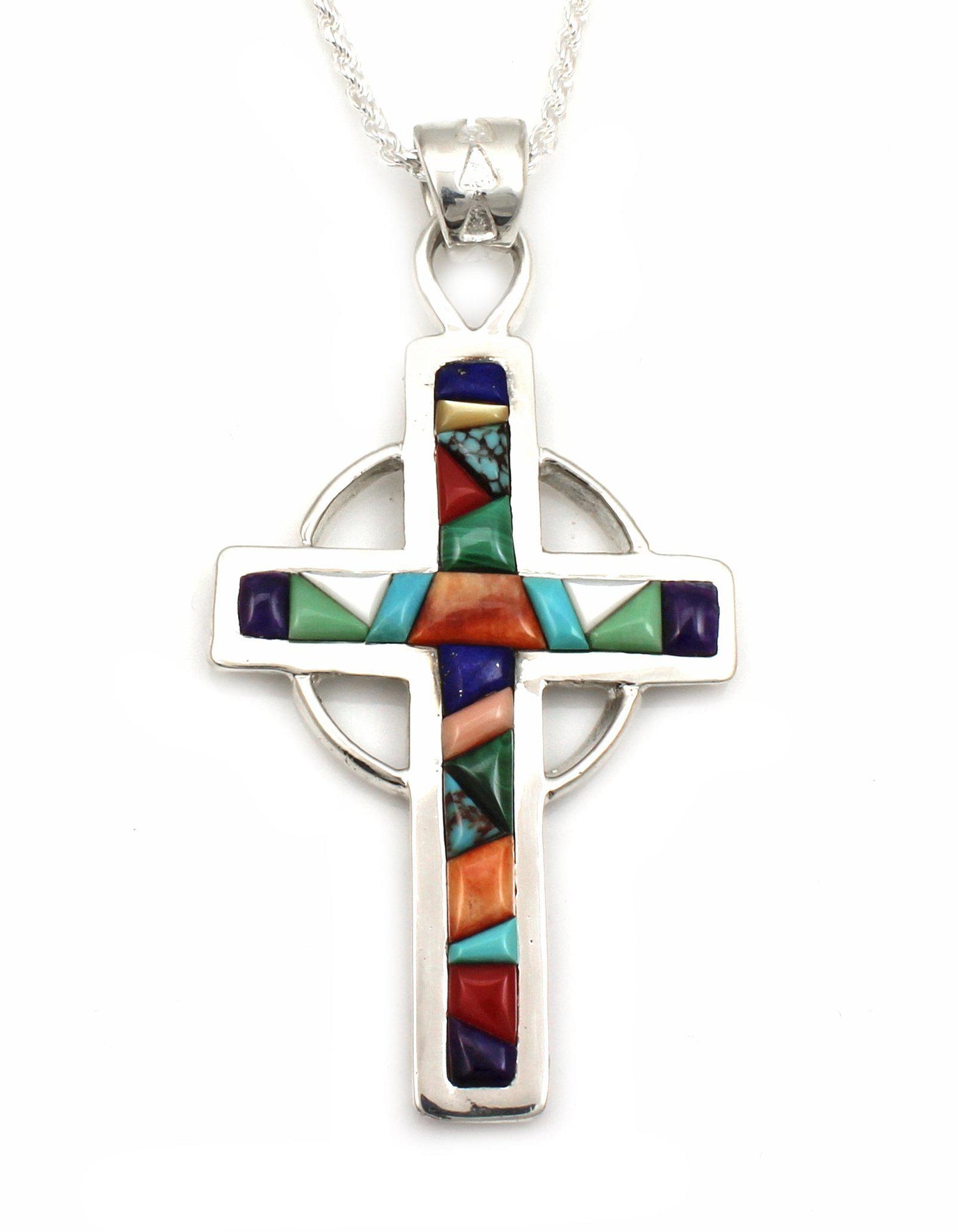 Cross Of Circle Pendant-Jewelry-Ben Nighthorse-Sorrel Sky Gallery