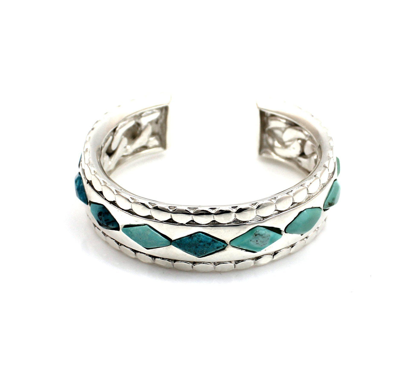 Dots and Diamonds Cuff Bracelet-Jewelry-Ben Nighthorse-Sorrel Sky Gallery