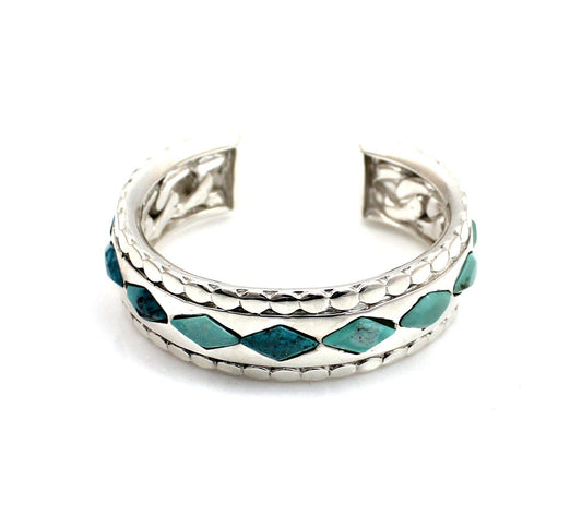 Dots and Diamonds Cuff Bracelet-Jewelry-Ben Nighthorse-Sorrel Sky Gallery