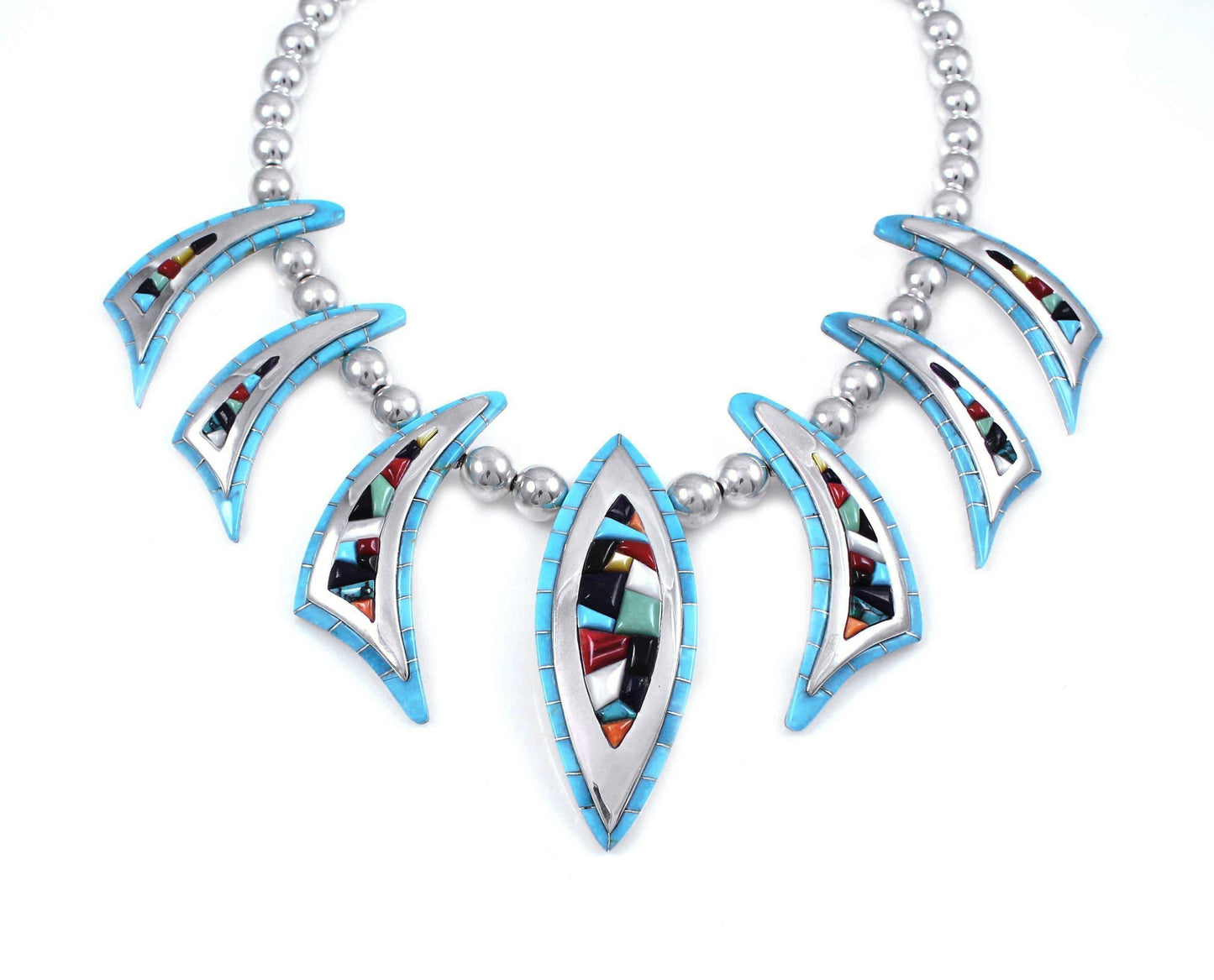 Ben Nighthorse-Eagle Talon Necklace-Sorrel Sky Gallery-Jewelry