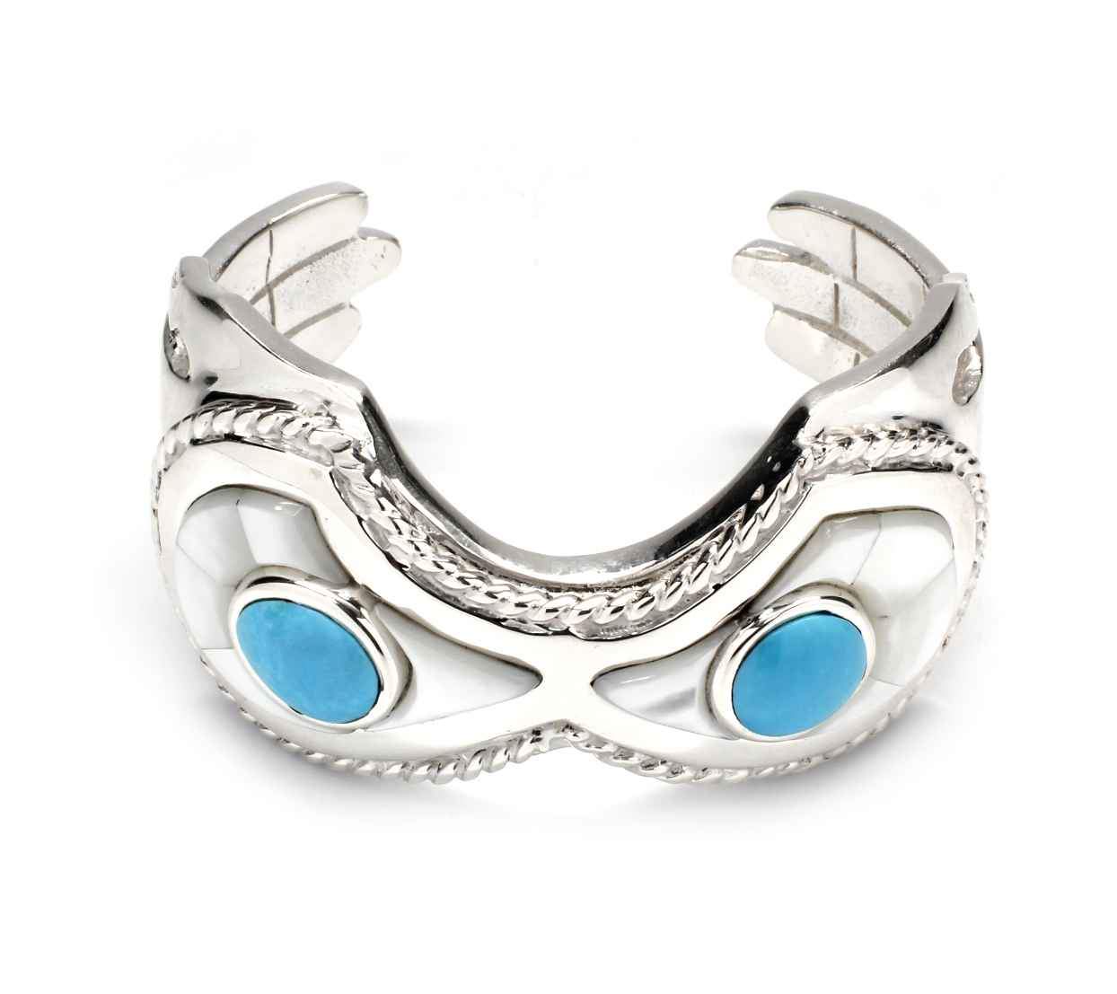Ben Nighthorse-Sorrel Sky Gallery-Jewelry-Eyes and Hands Cuff Bracelet