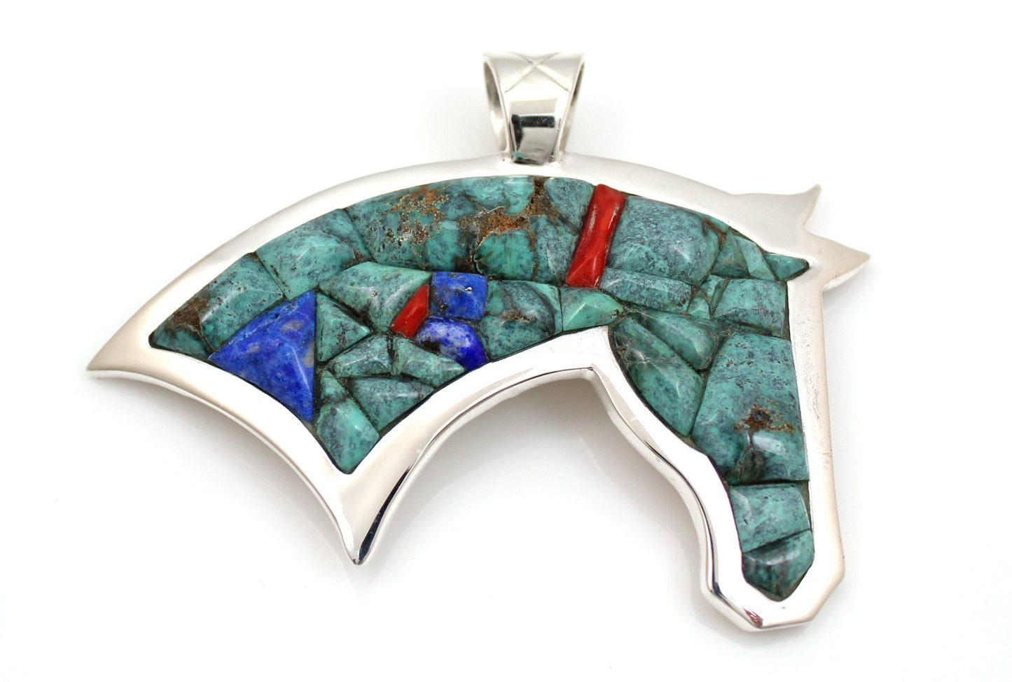 Horse Head Pendant-Jewelry-Ben Nighthorse-Sorrel Sky Gallery
