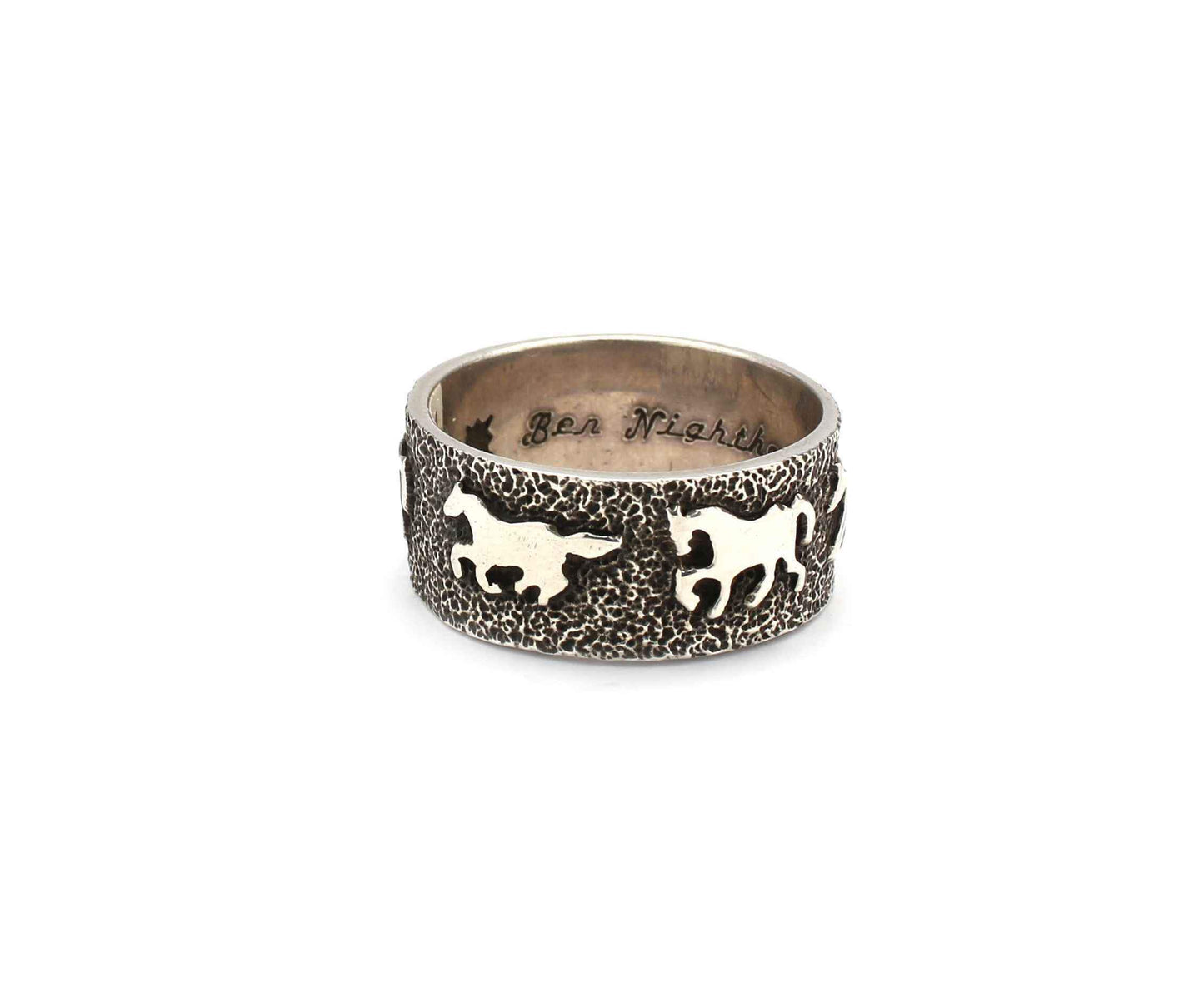 Ben Nighthorse-Horse Wedding Band-Sorrel Sky Gallery-Jewelry