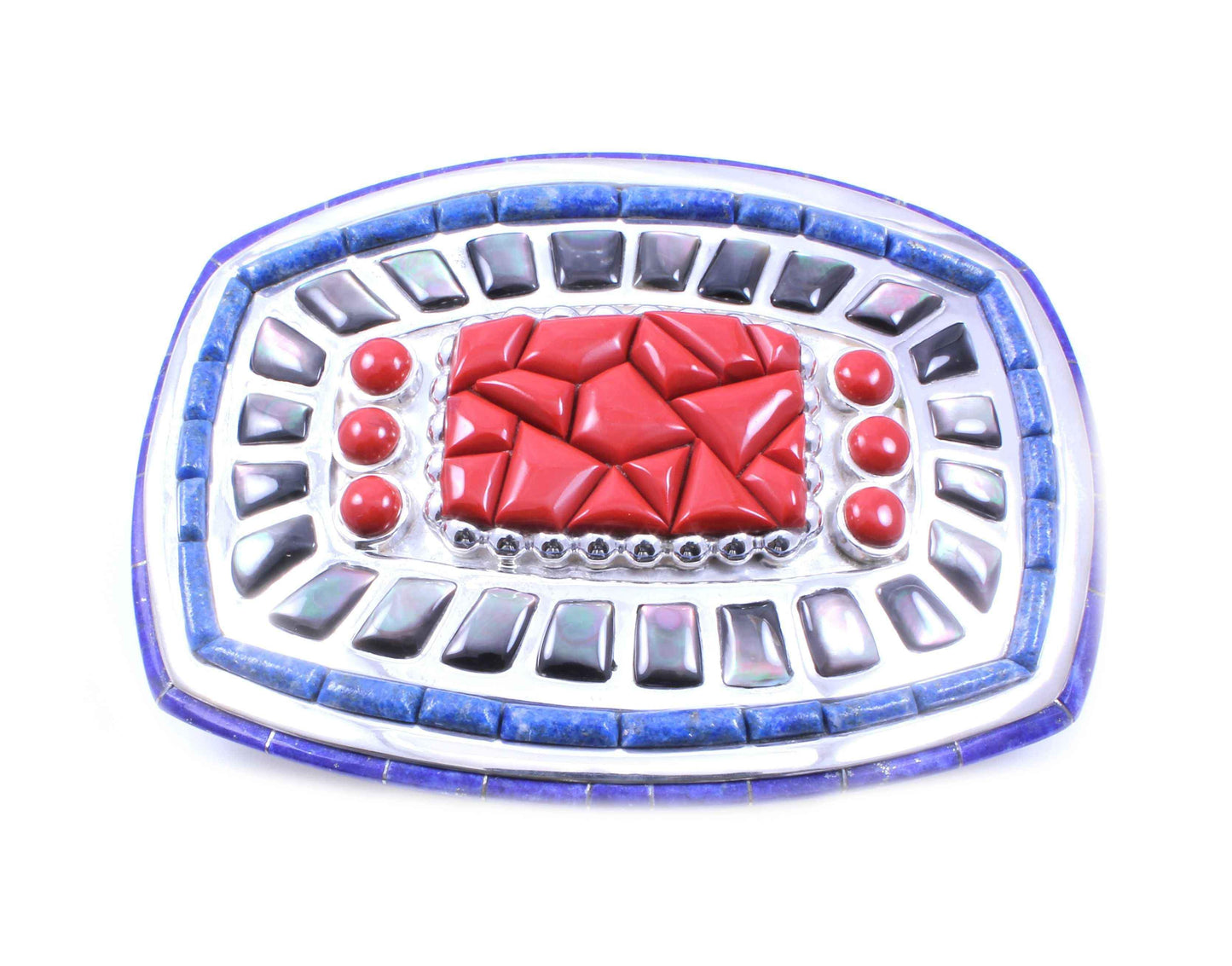 Ben Nighthorse-Layer Of Rectangle Buckle-Sorrel Sky Gallery-Jewelry