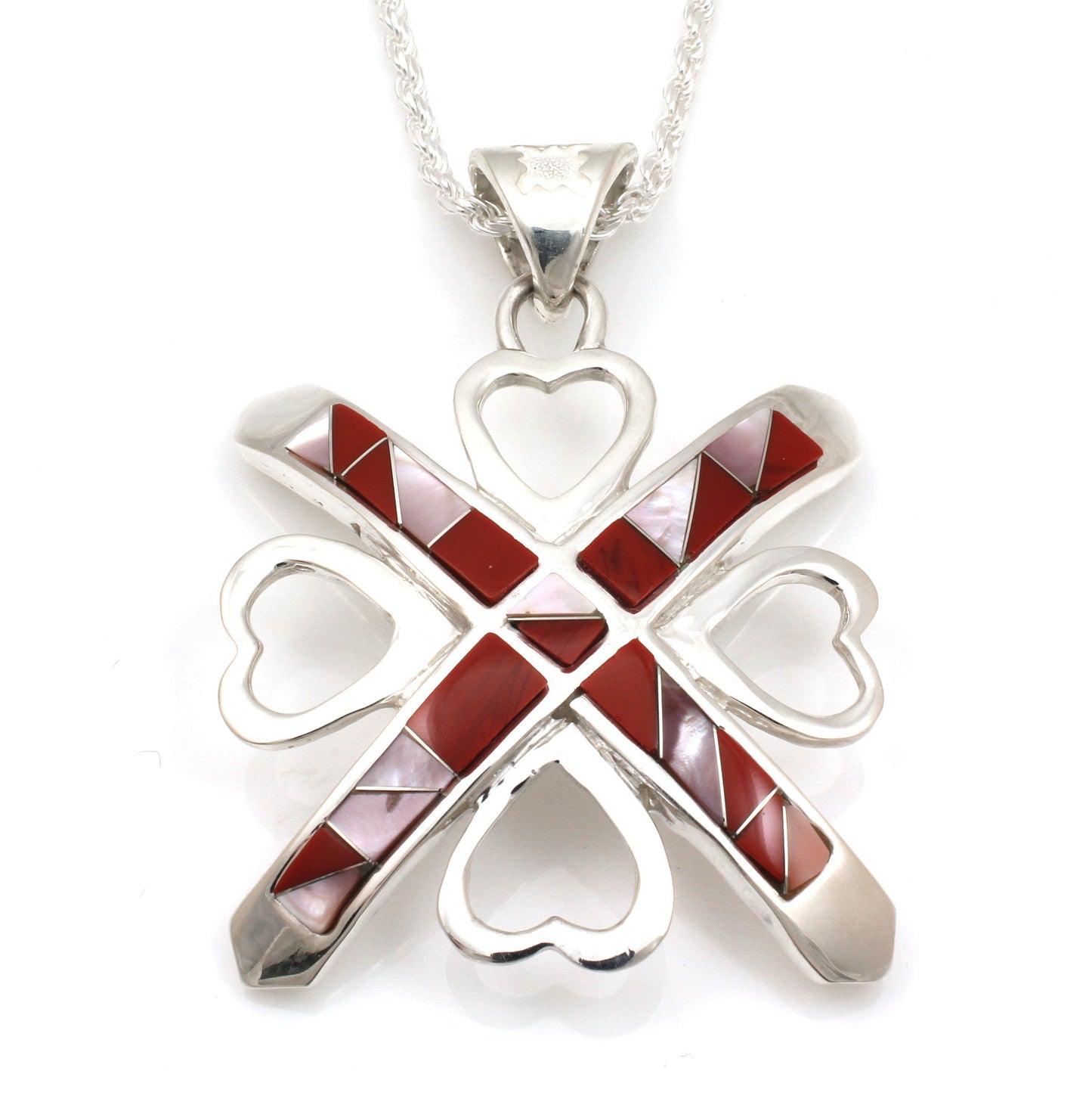 Morning Star And Heart Pendant-Jewelry-Ben Nighthorse-Sorrel Sky Gallery