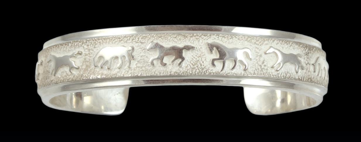 Ben Nighthorse-Narrow Horse Bracelet-Sorrel Sky Gallery-Jewelry