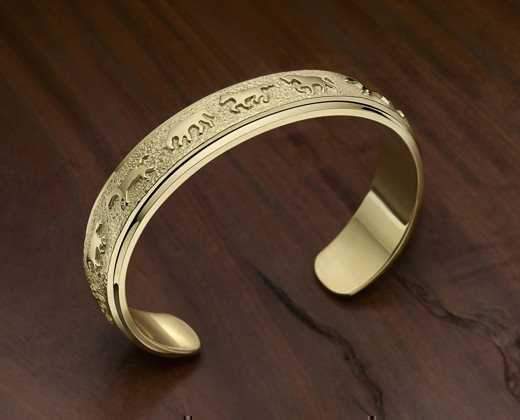 Ben Nighthorse-Narrow Running Horse Bracelet-Sorrel Sky Gallery-Jewelry