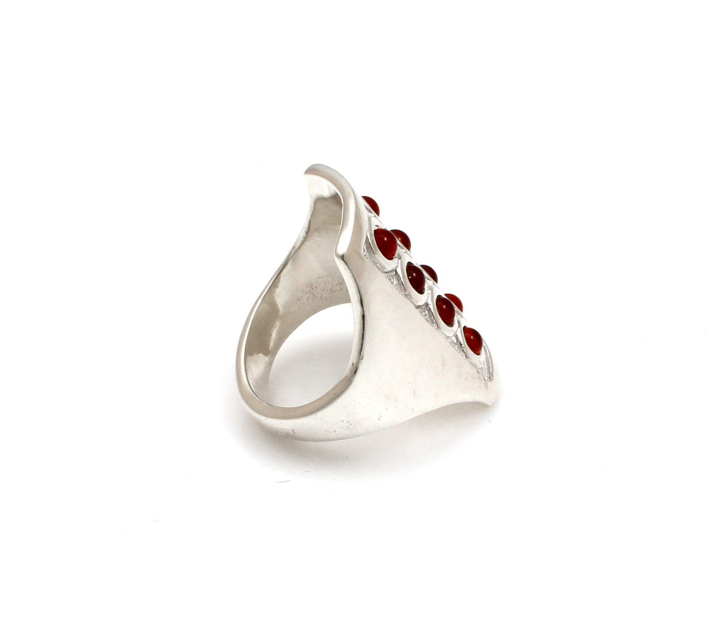 Rectangular Of Hail Stones Ring-Jewelry-Ben Nighthorse-Sorrel Sky Gallery