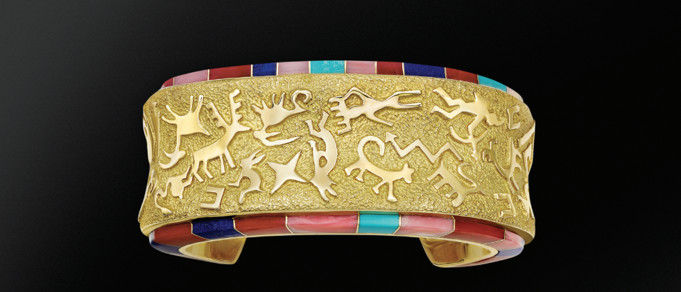 Rock Art Concave Bracelet