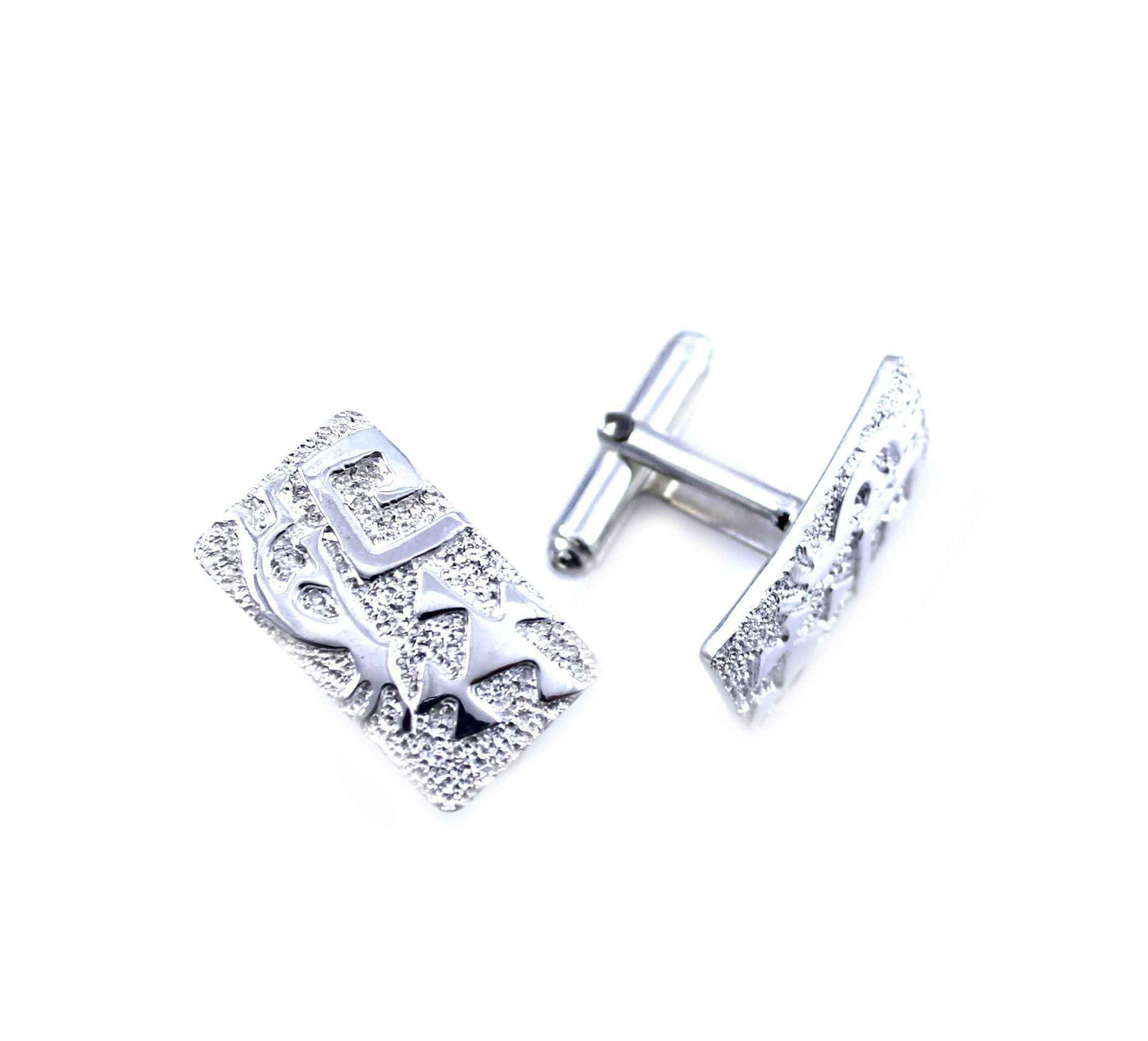 Ben Nighthorse-Rock Art Cuff Links-Sorrel Sky Gallery-Jewelry