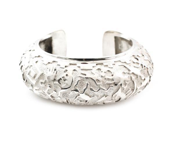 Ben Nighthorse-Rock Art High Dome Bracelet-Sorrel Sky Gallery-Jewelry