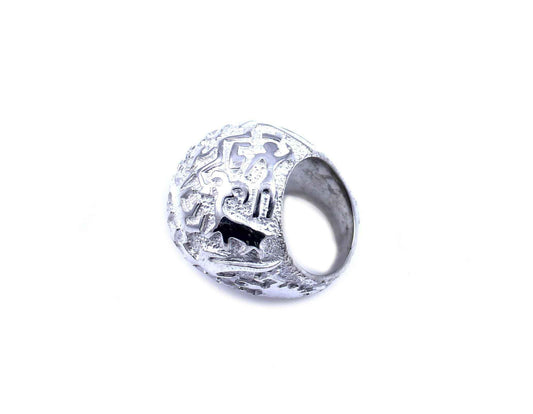 Ben Nighthorse-Rock Art High Dome Ring-Sorrel Sky Gallery-Jewelry