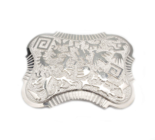 Ben Nighthorse-Rock Art Large III Buckle-Sorrel Sky Gallery-Jewelry
