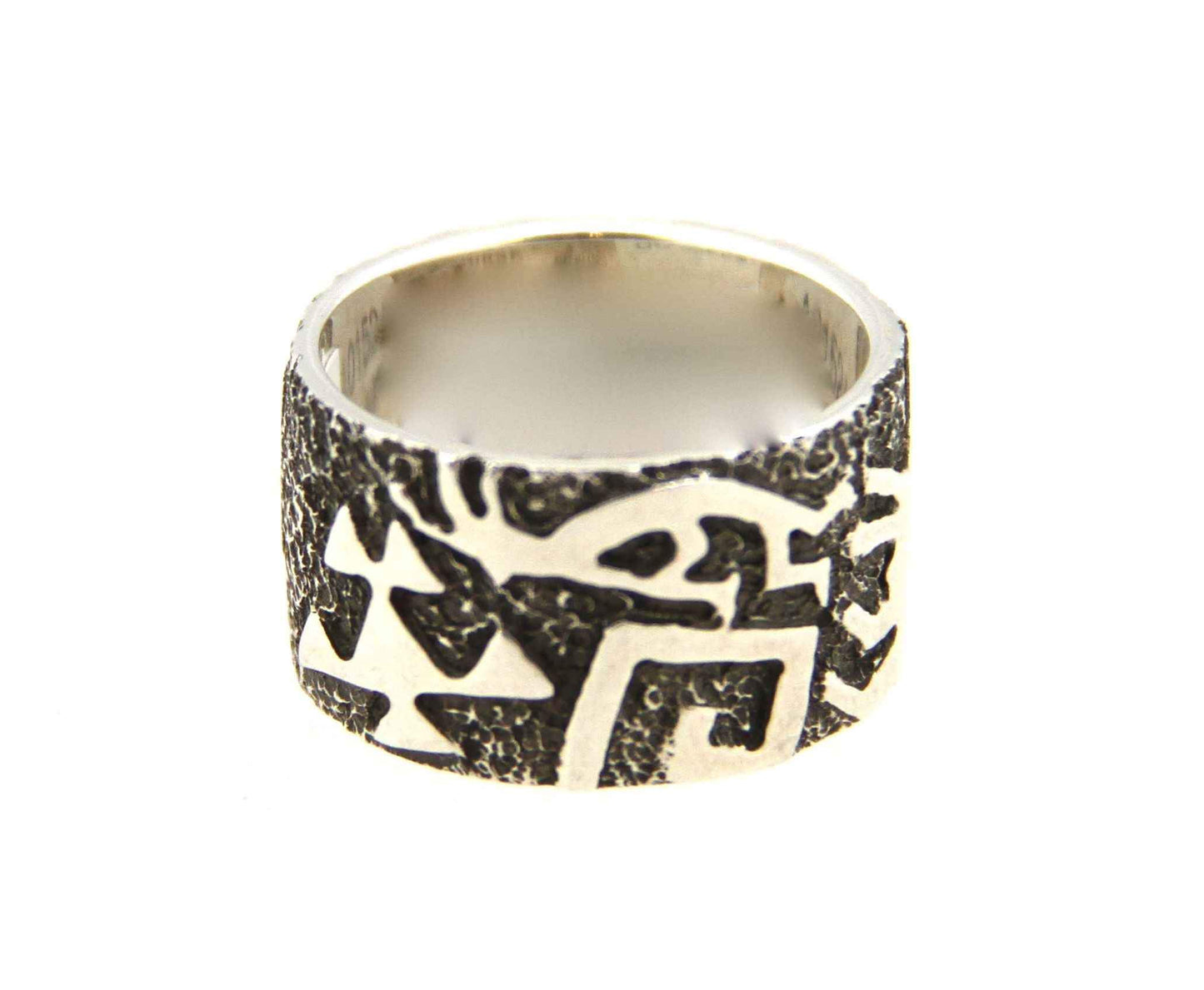 Ben Nighthorse-Rock Art Wedding Band-Sorrel Sky Gallery-Jewelry