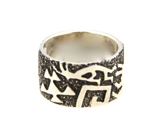 Ben Nighthorse-Rock Art Wedding Band-Sorrel Sky Gallery-Jewelry