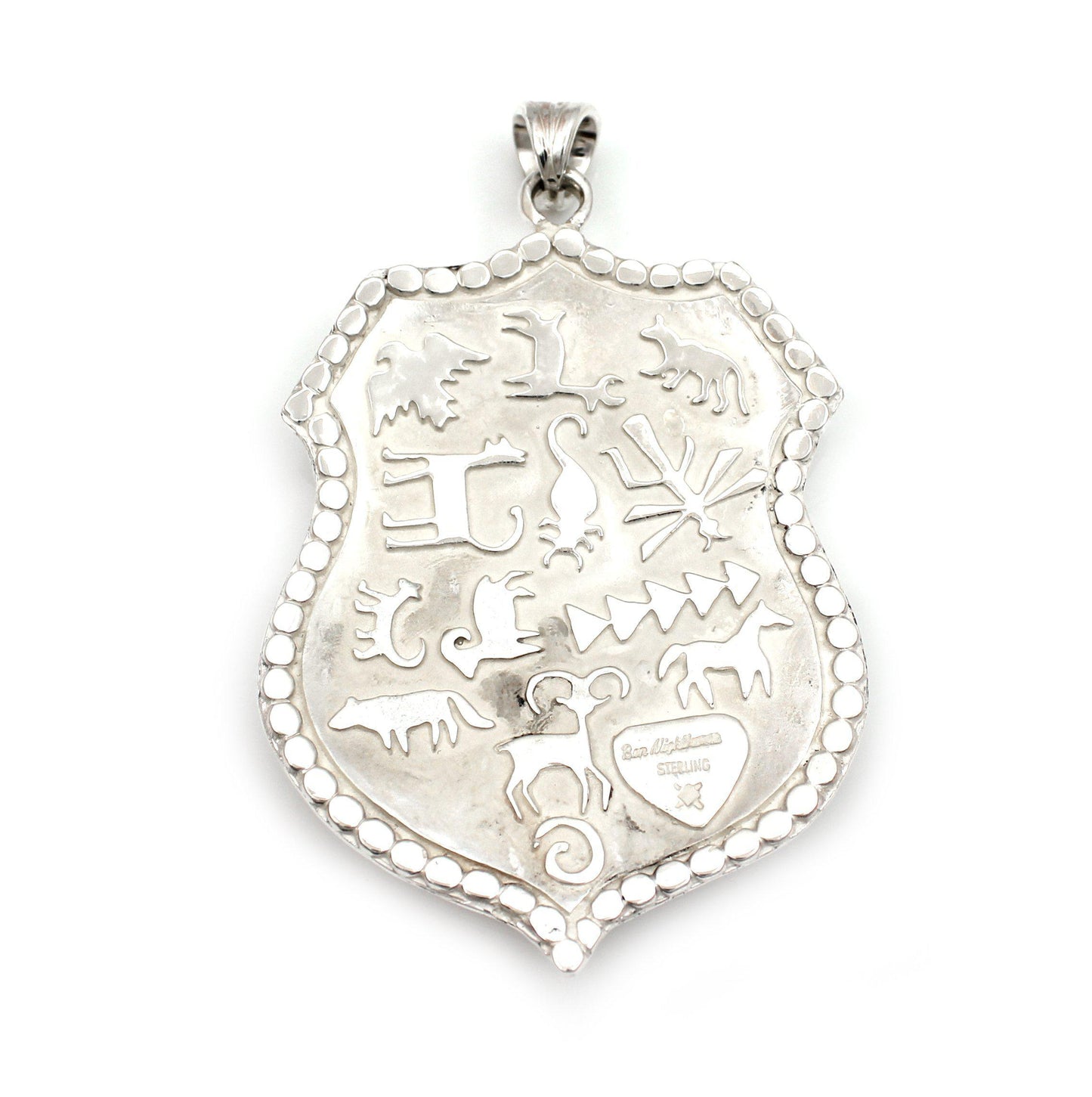 Shield Pendant-Jewelry-Ben Nighthorse-Sorrel Sky Gallery