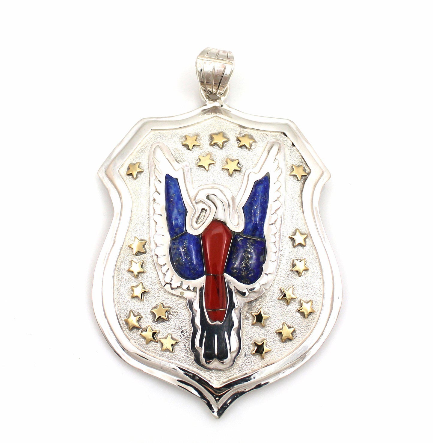 Shield Pendant-Jewelry-Ben Nighthorse-Sorrel Sky Gallery